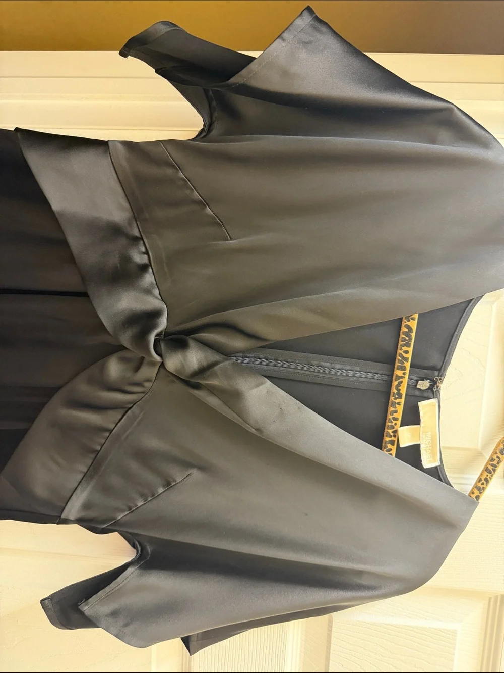 Michael Kors Black V-Neck Dress